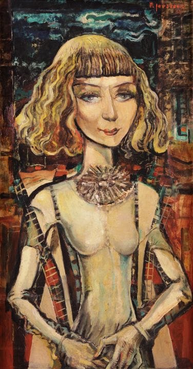 JOOSTENS PAUL 1889-1960  -  «Asteria»  Óleo sobre 