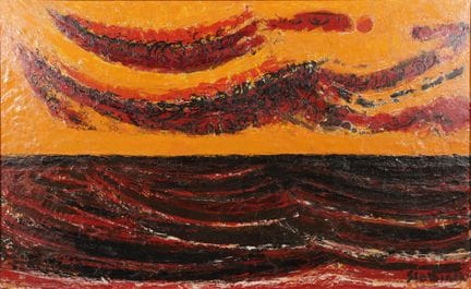 里克·斯拉宾克（1914-1991） 海景。 布面油画。80 x 130 厘米  展览：沙勒罗瓦美术