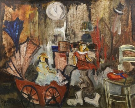 PERMEKE PAUL 1918-1990  -  «Habitación del circo» 