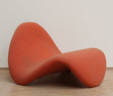 PIERRE PAULIN   -  Fauteuil 'Tongue' modèle 577, r