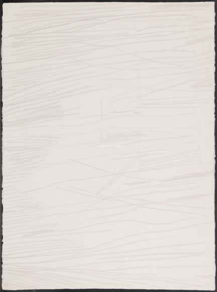 德·凯泽·拉乌尔 1930-2012  -  《无题》，选自《甘佩拉雷——冬季修正》系列  纸上石墨