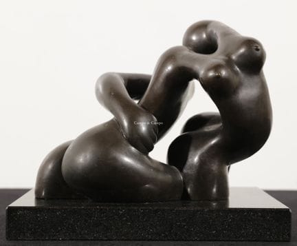 WUYTACK FRANS 1934  -  跳舞的情侣  青铜。Bronze  签名。Sig.  
