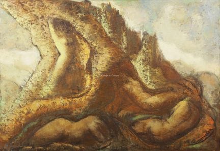 VAN LANCKER, JOS 1908-1987  -  Figuras desnudas  Ó