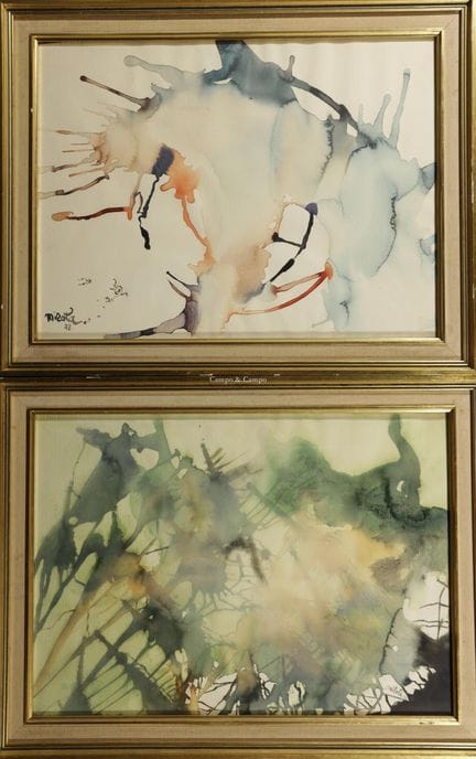 MILOTA EUGENE 1921-2003  -  Senza titolo  Acquerel
