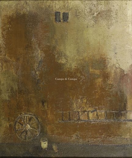 VIJATOV DUSKO 1936-2006  -  Accanto al fienile  Ol