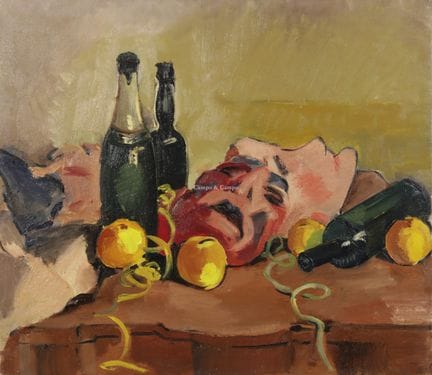 BOSSELAERS LEO 1933-2026  -  Nature morte au masqu