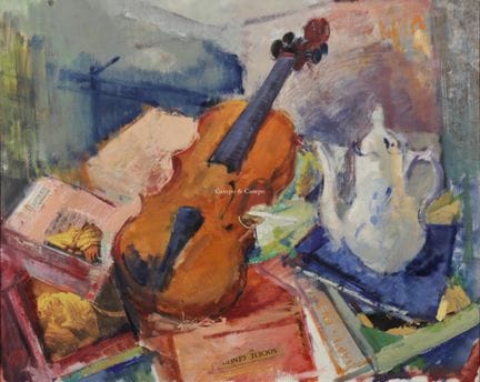 BOSSELAERS LEO 1933-2026  -  Nature morte au violo