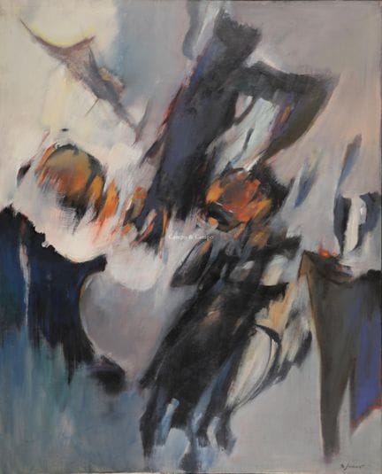 JAMART MICHEL 1922-2004  -  Composizione  Olio su 