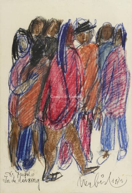 VERBIST MAURITS 1913-1984  -  "I giovani in discot