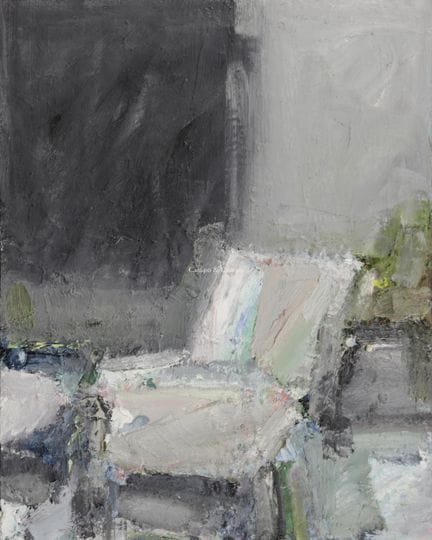 JOORIS TOM 1971  -  Interior  Óleo sobre tabla. Hu