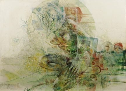 VAN BELLEGHEM ROGER 1922–2002  -  Nude Woman  Oil 