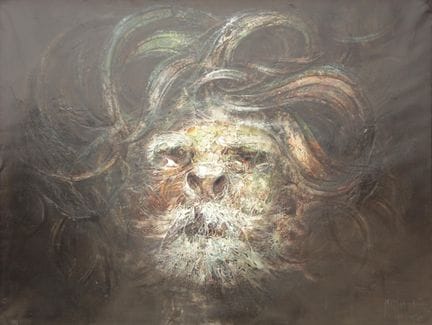 VAN BELLEGHEM ROGER 1922-2002  -  Ser mítico  Óleo
