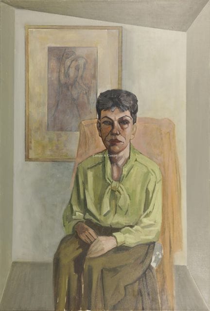 NUITEN JANUS 1929-2014  -  Retrato de Lena Eijkelb