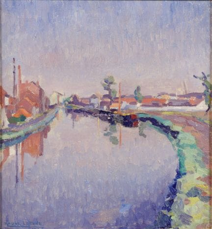 LEJEUNE RAOUL 1903-1987  -  «El canal de Charleroi
