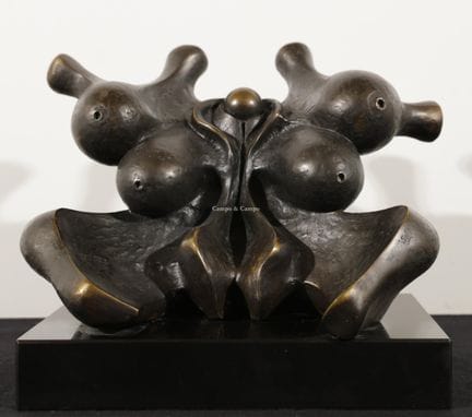 蒙泰恩·罗兰 1932-1993  -  无题  青铜。Bronze  签名：Sig. 1979  