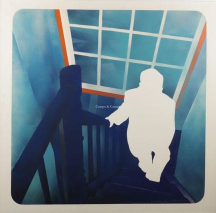 BAEYENS MARTIN R. 1943  -  "The stairs"  Acrilico 