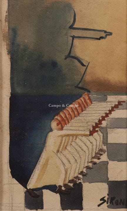 SIRONI MARIO 1885-1961  -  Figure  Tecnica mista s