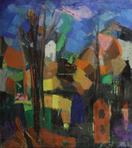VAN DEN BRAAK, JAN, 1938-2019  -  Paisaje  Óleo so