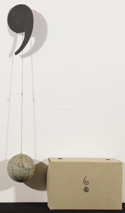 GONNISSEN WILLO 1959  -  《她就是世界》  拼贴画   签名 1994  编