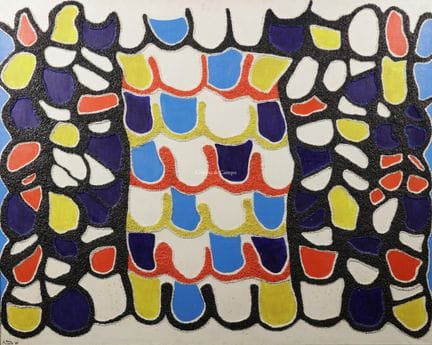 KIEFT KEES 1919-1999  -  Composición colorida  Téc