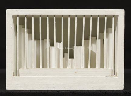范·马勒·马塞尔 1931-2009  -  《囚禁的白色》  拼贴作品   唯一编号：19/55 