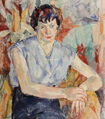 BOSSELAERS LEO 1933-2026  -  Femme aux boucles d'o