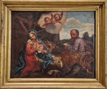 ITALIAN SCHOOL, CIRCA 1700
The Nativity
OIL ON CAN