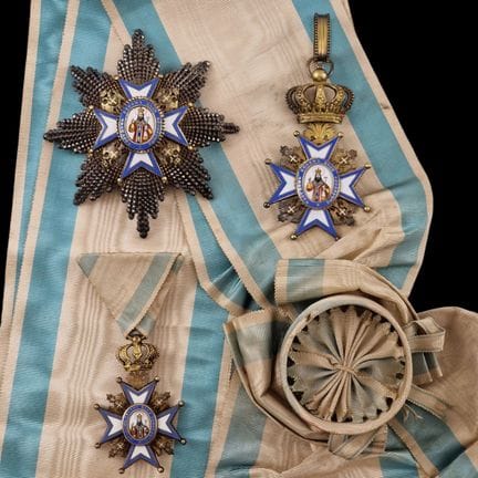SERBIA - ORDINE DI SAN SAVA, istituito nel 1883. -
