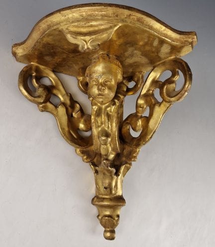 PICCOLA CONSOLE DA PARETE ANGOLARE - Italia, XIX s