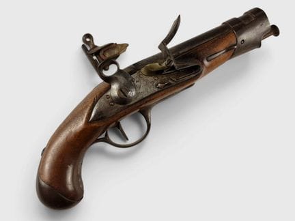 PISTOLA A PYRITE DELLA GENDARMERIA MODELLO AN IX. 