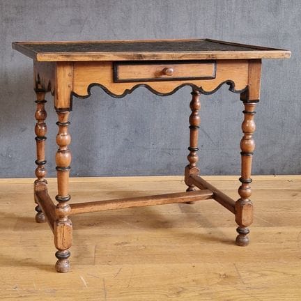 SMALL RECTANGULAR WRITING TABLE, partly from the 1