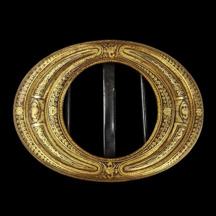 FIBBIA DA CINTURA oblunga - Seconda metà del XIX s