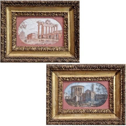 SCUOLA ITALIANA DEL PERIODO NEOCLASSICO
Paesaggi d