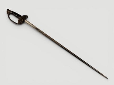 SPADA DA REGALO donata dai sergenti maggiori del 4