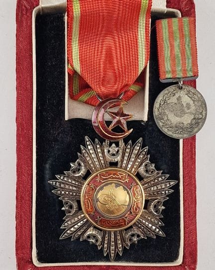 IMPERO OTTOMANO 
ORDINE DEL MEDJIDIE 
STELLA DI CA