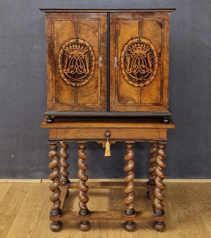 SMALL 17th-Century-Style Cabinet featuring reused 