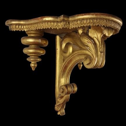 CONSOLLE DA PARETE dell’epoca Napoleone III in leg