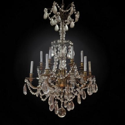 GRANDE E BELLO LAMPADARIO A DUE CORONE DA SEI LUCI