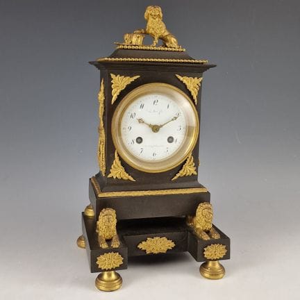 PICCOLO OROLOGIO DA TAVOLO d’epoca Direttorio in b