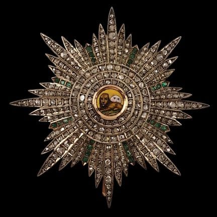 PERSIA - ORDINE DEL LEONE E DEL SOLE - SPLENDIDA P