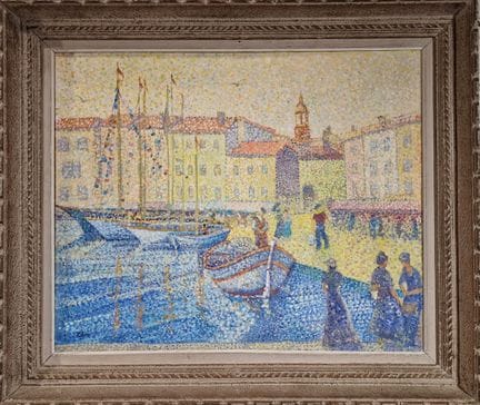 Yvonne CANU (1921-2008)
Saint-Tropez, préparation 