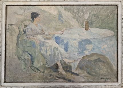 Emilio BOGGIO (1857-1920)
Etude de Madame M au jar