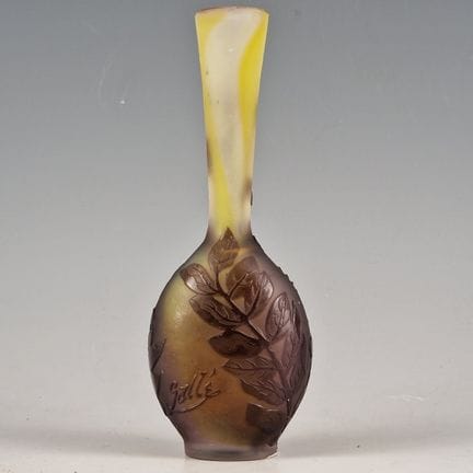 GALLE ETS
VASE SOLIFLORE MINIATURE aux branchages 
