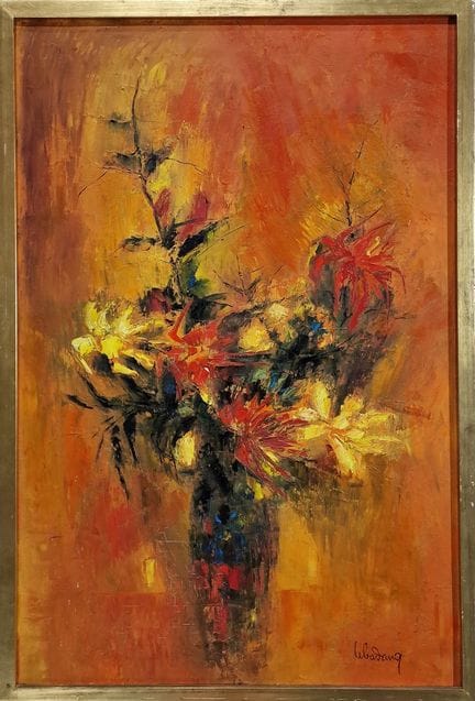 Dang LEBADANG (1921-2015)
Bouquet de fleurs
HUILE 