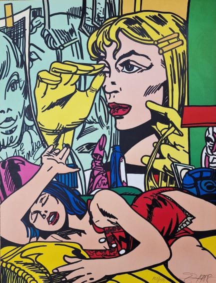 Gudmundur ERRO (born in 1932)
Makeup - 1988
LITHOG