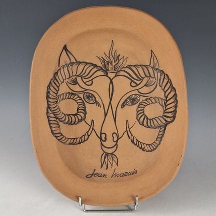 Jean MARAIS (1913-1998)
PLAT tête de Bélier
Cérami