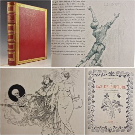 DUMAS (Alexandre, fils). Un Cas de rupture. Illust