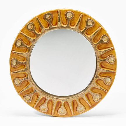 Mithé ESPELT (1923-2020)
GRAND MIROIR "Soleil" cir