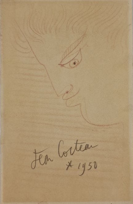 Jean COCTEAU (1889-1963)
Profil gauche - 1950
DESS