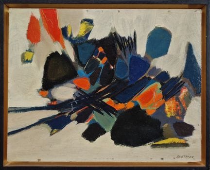 Jean BERTHIER (1923-2004)
Composition abstraite
HU